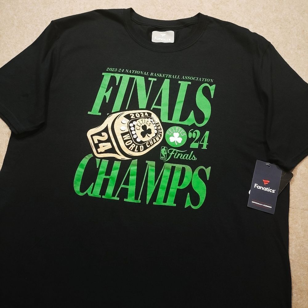 Fanatics Boston Celtics NBA Finals Black T-Shirt -E